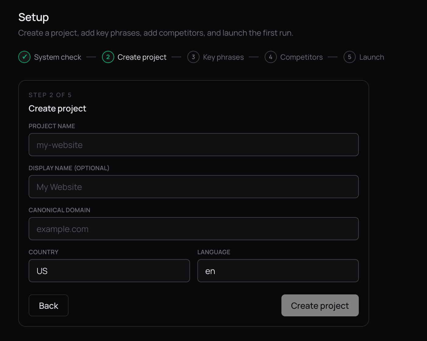Canonry domain configuration